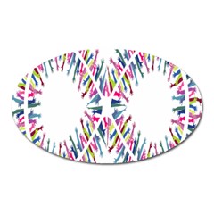 Free Symbol Hands Oval Magnet by Mariart