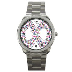 Free Symbol Hands Sport Metal Watch