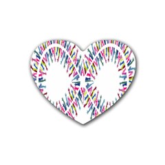 Free Symbol Hands Heart Coaster (4 Pack) 