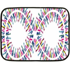 Free Symbol Hands Fleece Blanket (mini) by Mariart