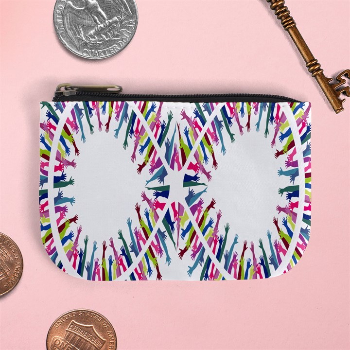 Free Symbol Hands Mini Coin Purses