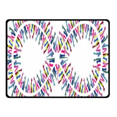 Free Symbol Hands Double Sided Fleece Blanket (small) 