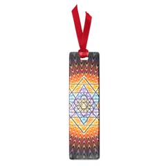 Cosmik Triangle Space Rainbow Light Blue Gold Orange Small Book Marks