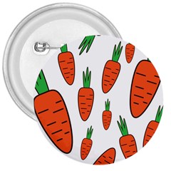 Fruit Vegetable Carrots 3  Buttons by Mariart