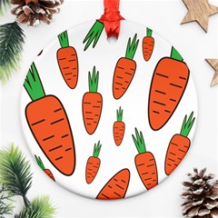 Fruit Vegetable Carrots Ornament (round)