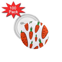 Fruit Vegetable Carrots 1 75  Buttons (100 Pack) 