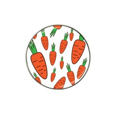 Fruit Vegetable Carrots Hat Clip Ball Marker (4 Pack) by Mariart