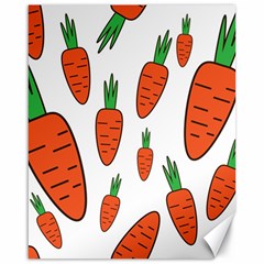 Fruit Vegetable Carrots Canvas 16  X 20   by Mariart