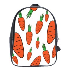 Fruit Vegetable Carrots School Bag (large)