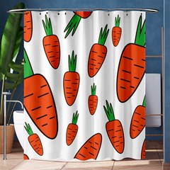 Fruit Vegetable Carrots Shower Curtain 60  X 72  (medium)  by Mariart