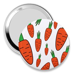 Fruit Vegetable Carrots 3  Handbag Mirrors by Mariart