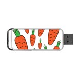 Fruit Vegetable Carrots Portable USB Flash (Two Sides) Front