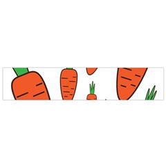 Fruit Vegetable Carrots Flano Scarf (small)