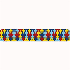 Fuzzle Red Blue Yellow Colorful Small Bar Mats by Mariart