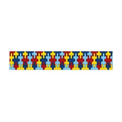 Fuzzle Red Blue Yellow Colorful Flano Scarf (mini)