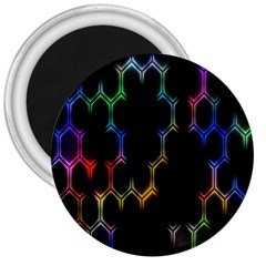 Grid Light Colorful Bright Ultra 3  Magnets