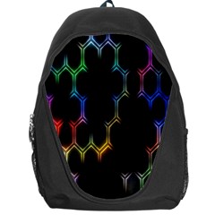 Grid Light Colorful Bright Ultra Backpack Bag by Mariart