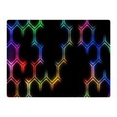 Grid Light Colorful Bright Ultra Double Sided Flano Blanket (mini)  by Mariart