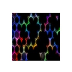 Grid Light Colorful Bright Ultra Satin Bandana Scarf by Mariart