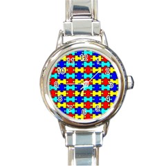 Game Puzzle Round Italian Charm Watch