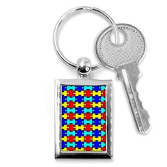 Game Puzzle Key Chains (rectangle)  by Mariart