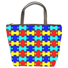 Game Puzzle Bucket Bags by Mariart