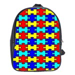 Game Puzzle School Bag (XL) Front