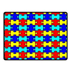 Game Puzzle Double Sided Fleece Blanket (small) 