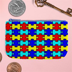 Game Puzzle Large Coin Purse by Mariart