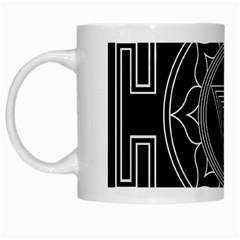 Kali Yantra Inverted White Mugs by Mariart