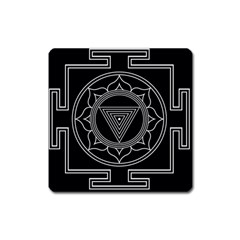 Kali Yantra Inverted Square Magnet by Mariart