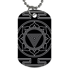 Kali Yantra Inverted Dog Tag (one Side)