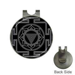 Kali Yantra Inverted Hat Clips With Golf Markers