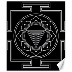 Kali Yantra Inverted Canvas 20  X 24  