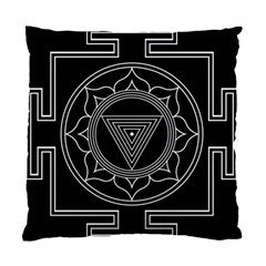 Kali Yantra Inverted Standard Cushion Case (one Side)