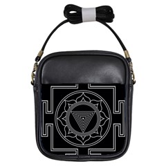 Kali Yantra Inverted Girls Sling Bags