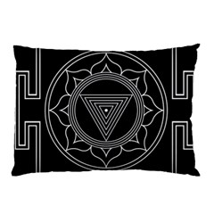 Kali Yantra Inverted Pillow Case (two Sides) by Mariart