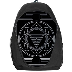 Kali Yantra Inverted Backpack Bag by Mariart