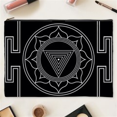 Kali Yantra Inverted Cosmetic Bag (xxxl)  by Mariart