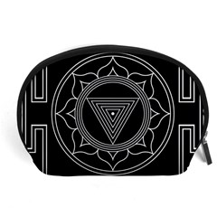 Kali Yantra Inverted Accessory Pouches (large)  by Mariart