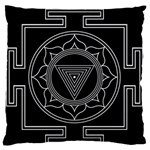 Kali Yantra Inverted Standard Flano Cushion Case (Two Sides) Front