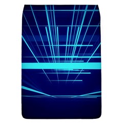 Grid Structure Blue Line Flap Covers (l) 