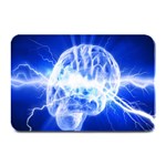 Lightning Brain Blue Plate Mats 18 x12  Plate Mat