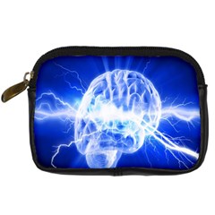 Lightning Brain Blue Digital Camera Cases