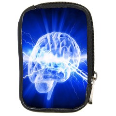 Lightning Brain Blue Compact Camera Cases