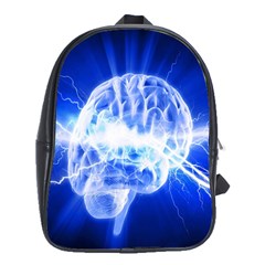 Lightning Brain Blue School Bag (xl)