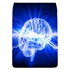 Lightning Brain Blue Flap Covers (l)  by Mariart