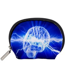 Lightning Brain Blue Accessory Pouches (small) 