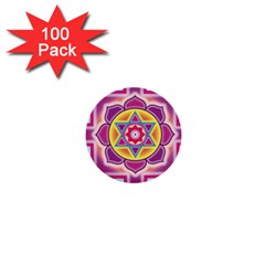 Kali Yantra Inverted Rainbow 1  Mini Buttons (100 Pack)  by Mariart