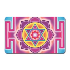 Kali Yantra Inverted Rainbow Magnet (rectangular)